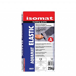 AQUAMAT-ELASTIC -תערובת איטום דו רכיבית אלסטית במיוחד על בסיס צמנט מחוזק בסיבים AQUAMAT-ELASTIC -תערובת איטום דו רכיבית אלסטית במיוחד על בסיס צמנט מחוזק בסיבים
